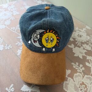Fall Out Boy Hat Tour Merch OSFM Blue Brown Excellent So Much For 2our Dust Cap